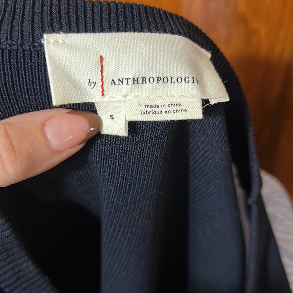 Anthropologie Blouse With Sweater Vest - Picture 3 of 3